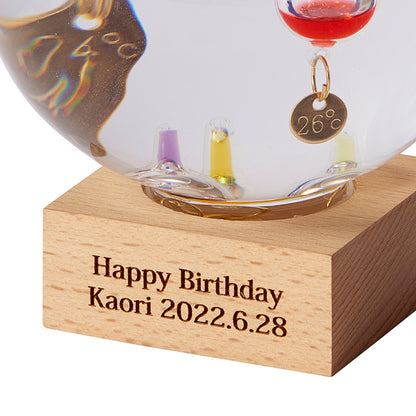 ガラスフロート温度計 ドームL