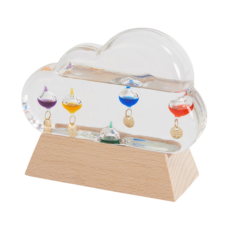 ガラスフロート温度計 クラウド