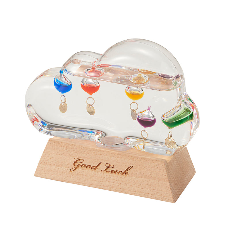 ガラスフロート温度計 クラウド