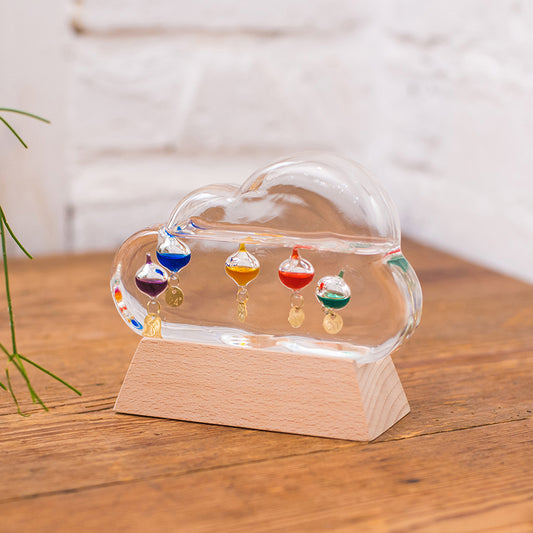 ガラスフロート温度計 クラウド