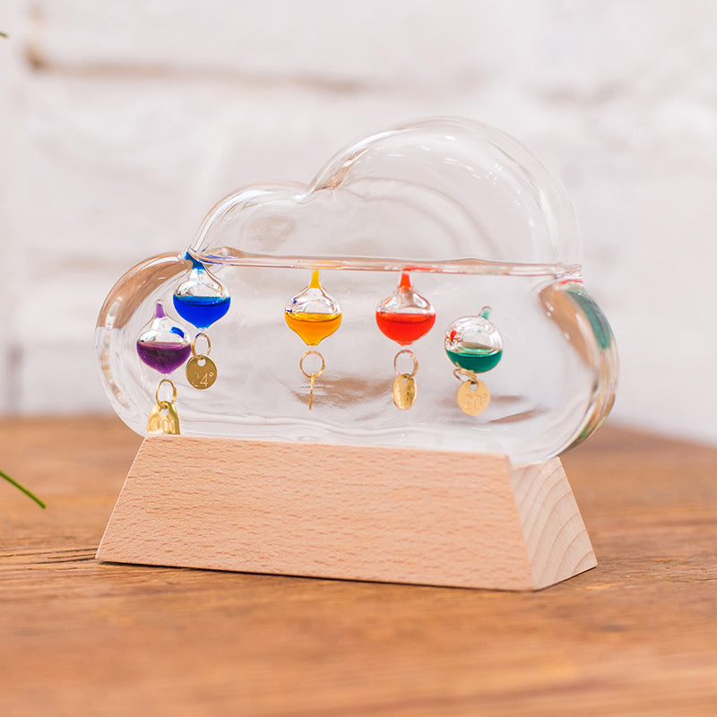 ガラスフロート温度計 クラウド