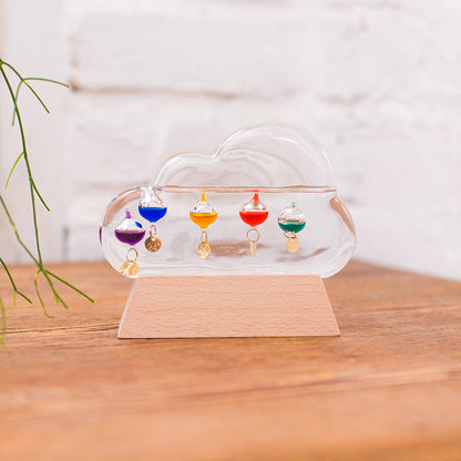 ガラスフロート温度計 クラウド