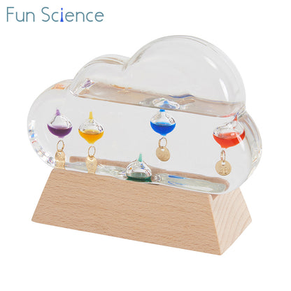 ガラスフロート温度計 クラウド