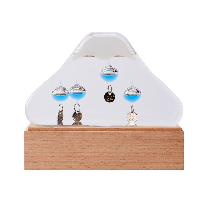 ガラスフロート温度計 富士山