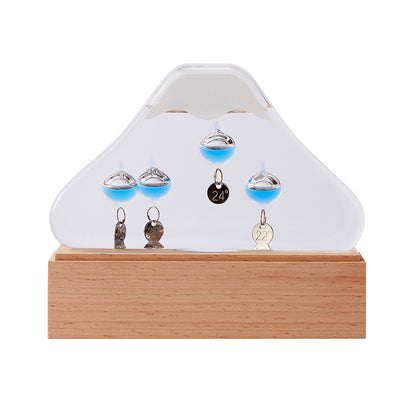 ガラスフロート温度計 富士山