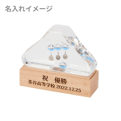 ガラスフロート温度計 富士山