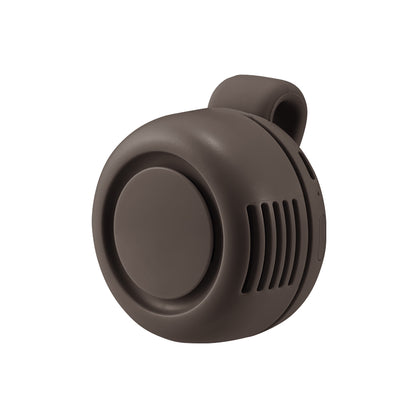 360度回転クリップファン　チャコールブラック　表