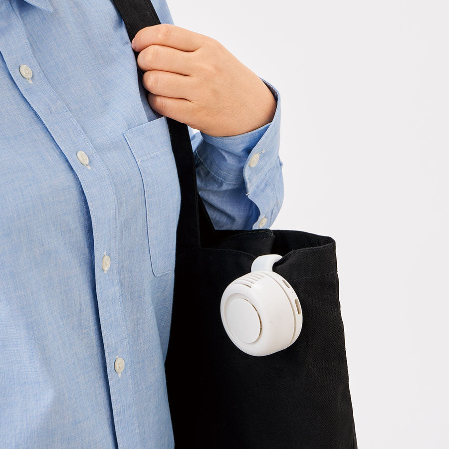 360度回転クリップファン　カバンに付けて使用可