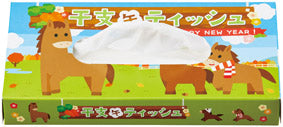 来福BOXティッシュ40Ｗ　午