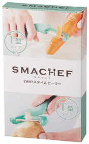 スマシェフ 2WAYスタイルピーラー　パッケージ　ブルー