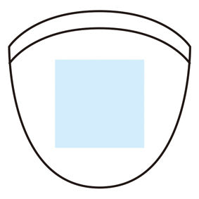 夏柄ポケットうちわ　名入れ箇所イメージ