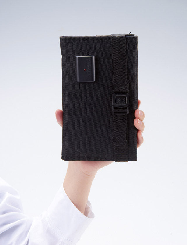 ガジェットポケット付 携帯ソーラーパネル　サイズイメージ