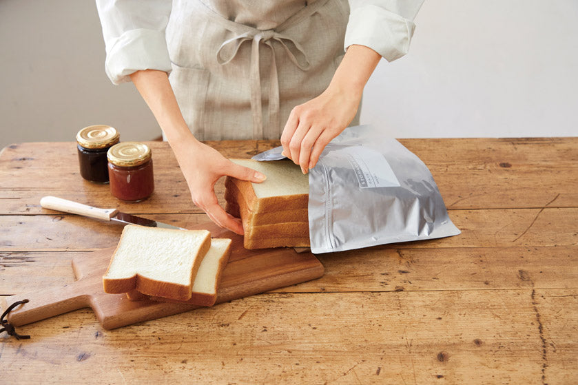 おいしく保存！アルミジッパーバッグ3枚組