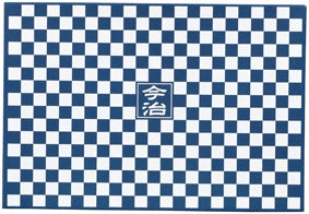 市松模様箱入 今治フェイスタオル　パッケージ