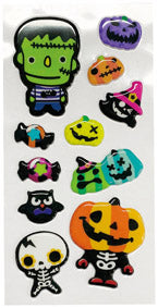 ハロウィンぷっくりミニシール