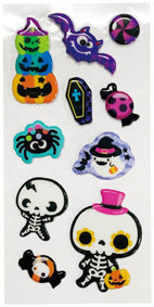 ハロウィンぷっくりミニシール