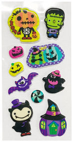 ハロウィンぷっくりミニシール
