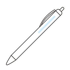 レグノ ボールペン0.7mm　 名入れ箇所イメージ