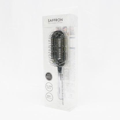 【SAFFRON】シルバークリスタルヘアケアブラシ