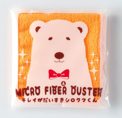 キレイがだいすきシロクマくん ■マイクロファイバーダスター