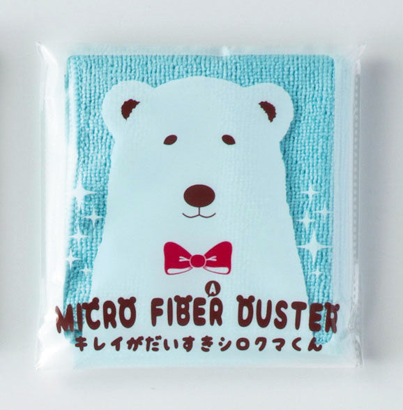 キレイがだいすきシロクマくん ■マイクロファイバーダスター