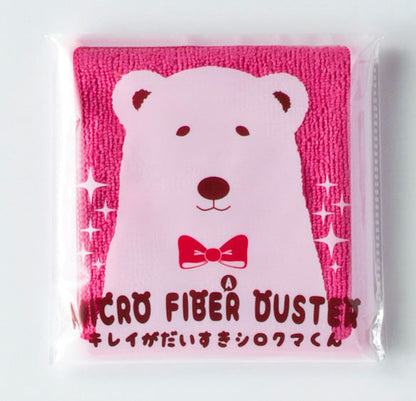キレイがだいすきシロクマくん ■マイクロファイバーダスター