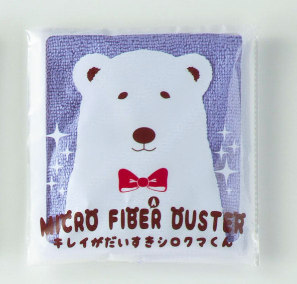キレイがだいすきシロクマくん ■マイクロファイバーダスター