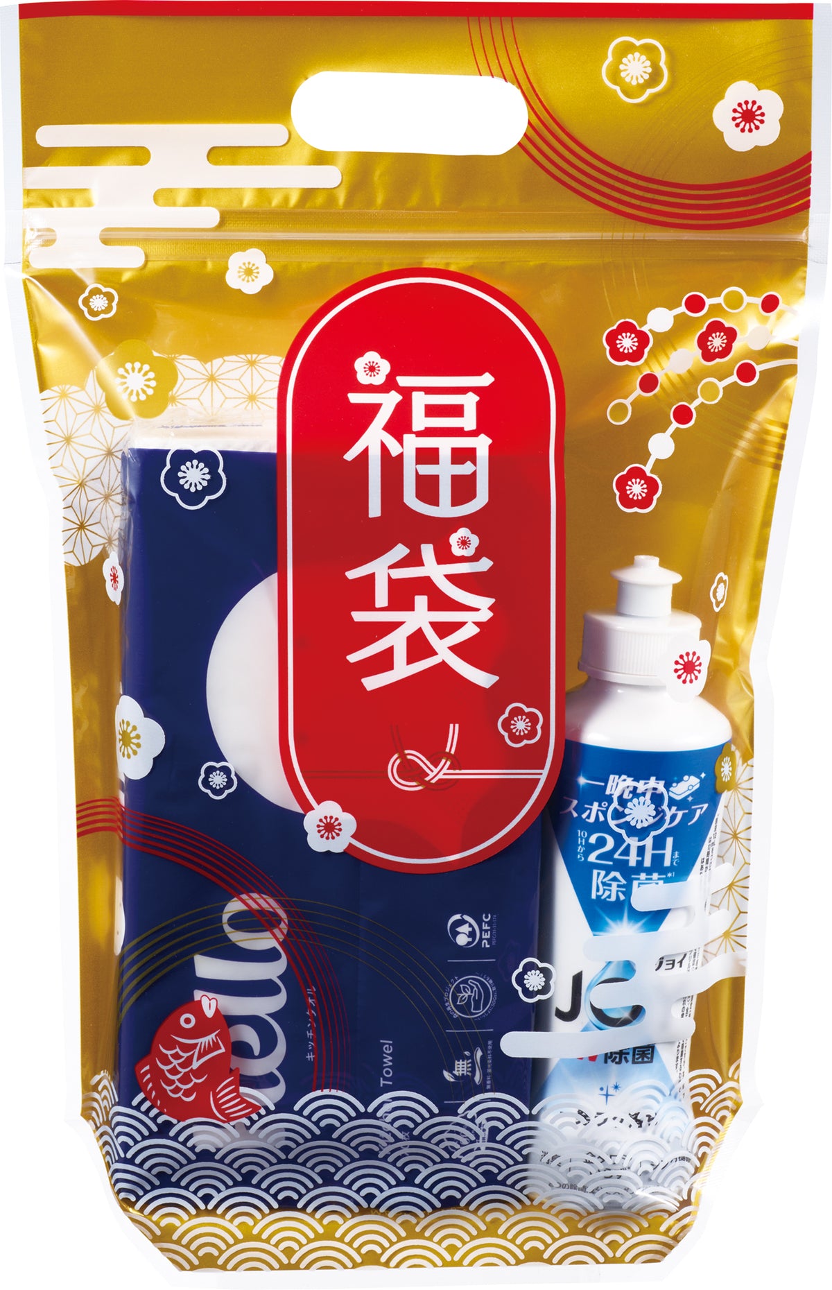 めで鯛ｽﾀﾝﾄﾞ福袋 「JOY+ｷｯﾁﾝﾍﾟｰﾊﾟｰ」