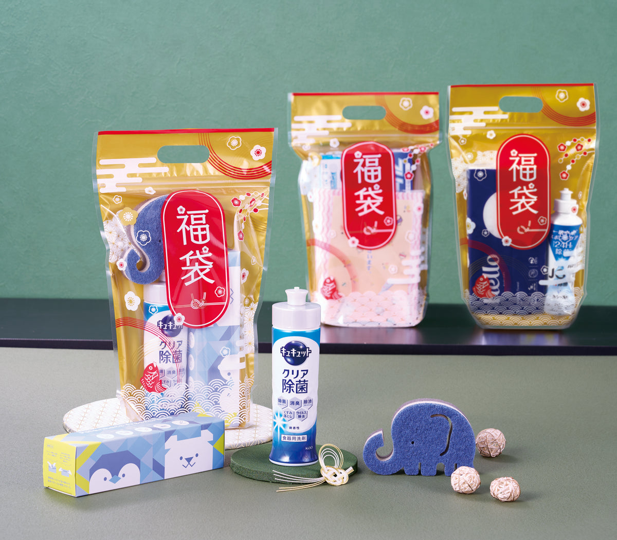めで鯛スタンド福袋　これは使える3点セット　ディスプレイイメージ
