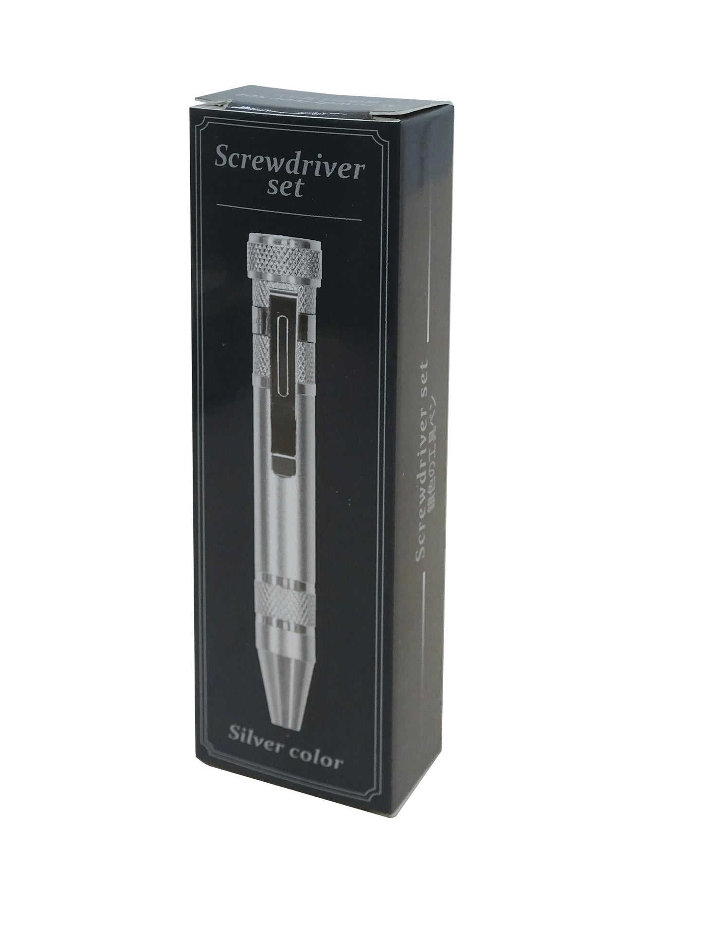 銀色の工具ペン