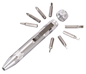 銀色の工具ペン