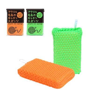 アクリル毛糸のキッチンスポンジ
