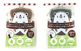エコでソフトなシリコーンたわし
