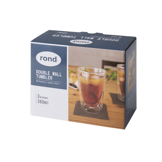 rond ダブルウォールタンブラー360ml　2Ｐ