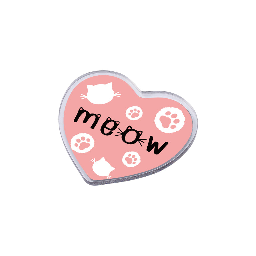 アクリルマグネット　ハート