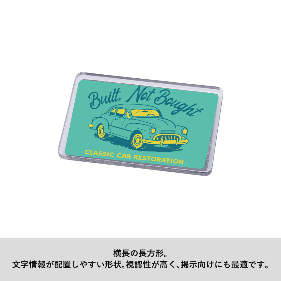 アクリルマグネット　ワイドスクエア