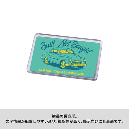 アクリルマグネット　ワイドスクエア