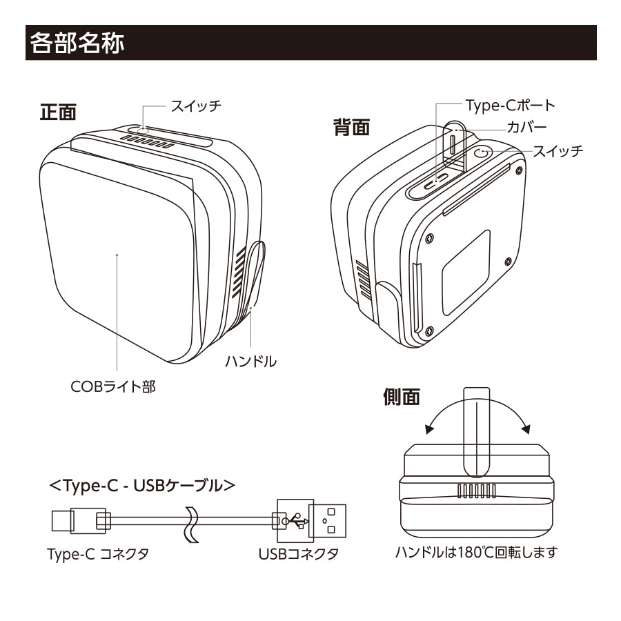 COBスクエアハンギングライト