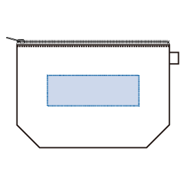カラーファスナーキャンバスデイリーポーチ