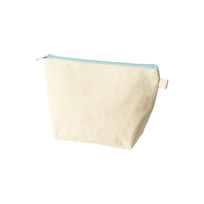 カラーファスナーキャンバスデイリーポーチ