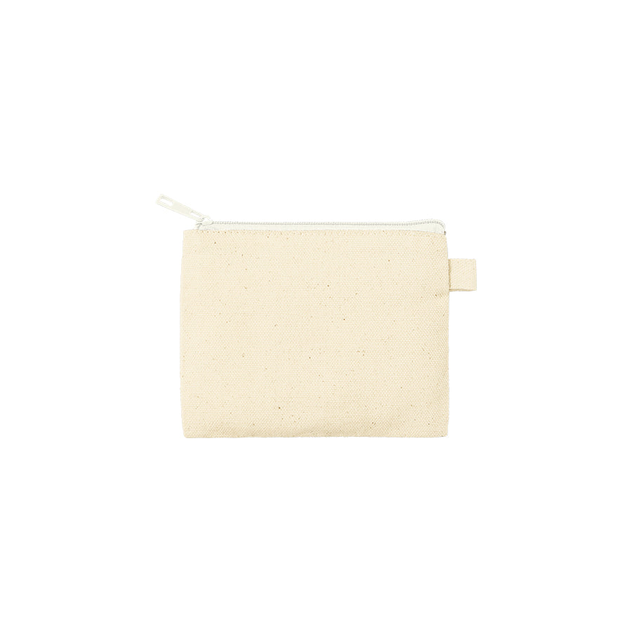 カラーファスナーキャンバスフラットポーチ（SS）