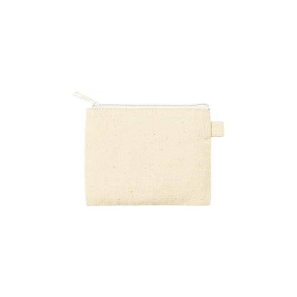 カラーファスナーキャンバスフラットポーチ（SS）