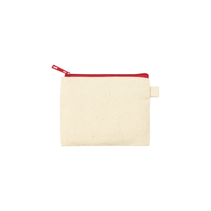 カラーファスナーキャンバスフラットポーチ（SS）