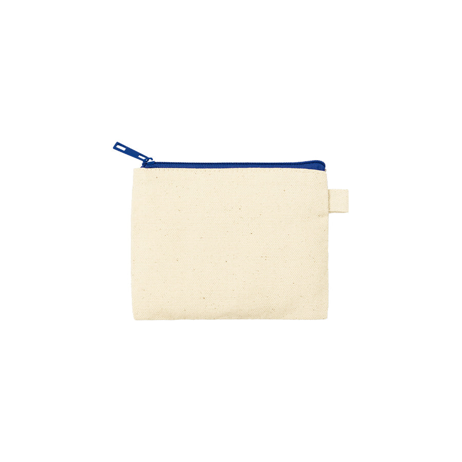 カラーファスナーキャンバスフラットポーチ（SS）