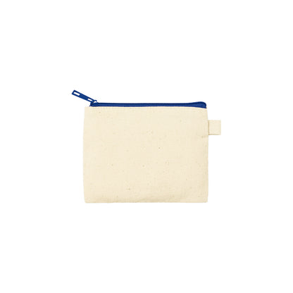 カラーファスナーキャンバスフラットポーチ（SS）