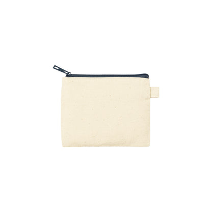 カラーファスナーキャンバスフラットポーチ（SS）