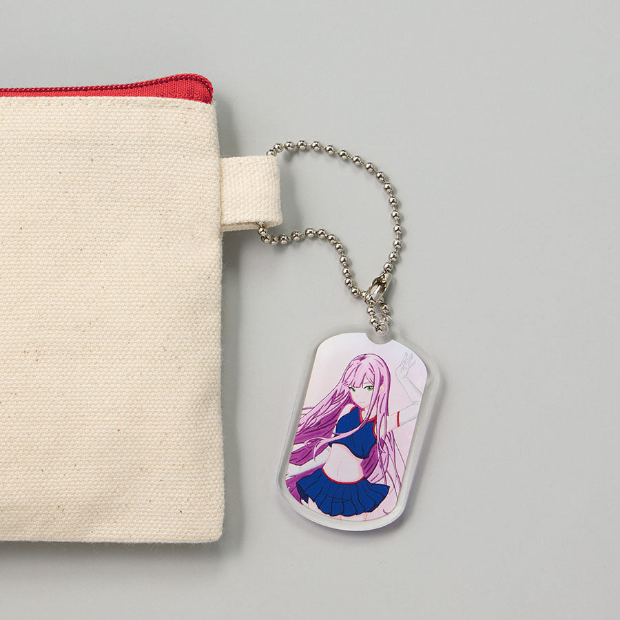 カラーファスナーキャンバスフラットポーチ（SS）