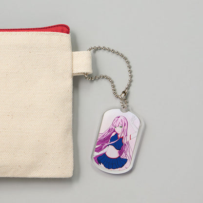 カラーファスナーキャンバスフラットポーチ（SS）