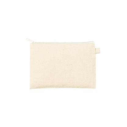 カラーファスナーキャンバスフラットポーチ（S）