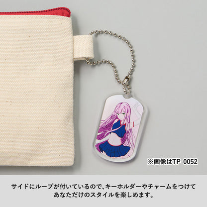 カラーファスナーキャンバスロングポーチ